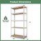 Costway 2 PCS 5 Tier Adjustable Garage Shelving Unit with 2000 lbs Max Load for Warehouse Black/Grey/Blue/Silver